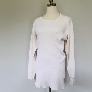Thermal Shirt Crew Neck Croft Barrow White Long Sleeves Cotton Made In Turkey